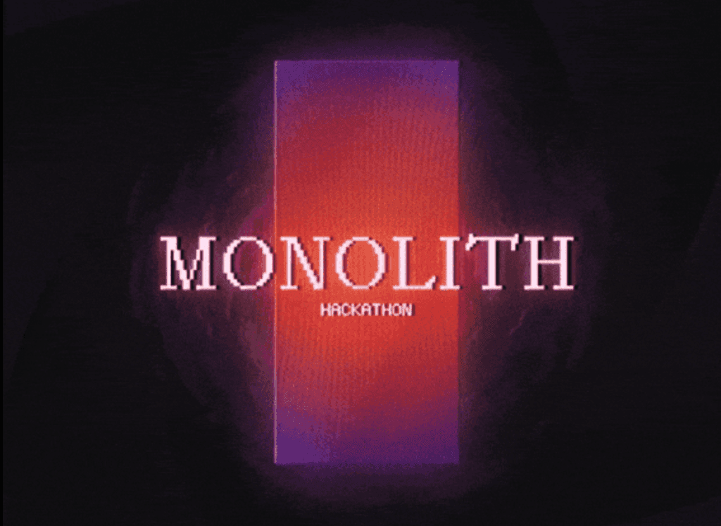 Original Monolith Hackathon artwork from Solana Mobile